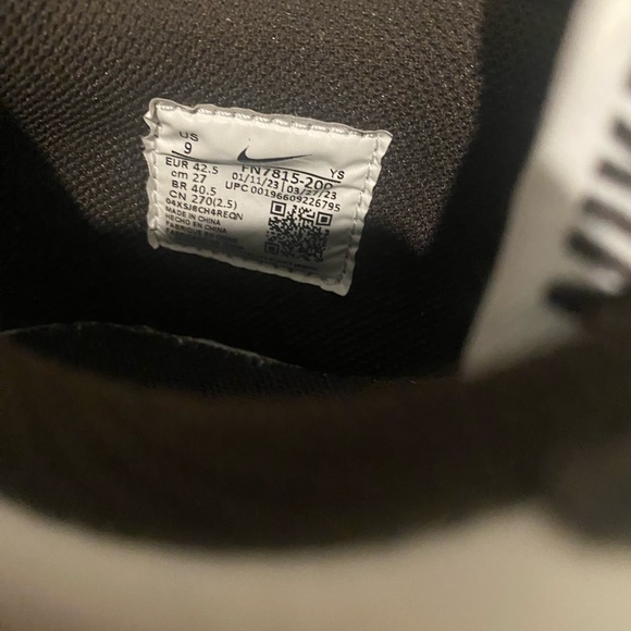 Nike dark brown and White Low-Top Sneakers main image 4
